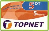 carte de recharge internet Topnet
